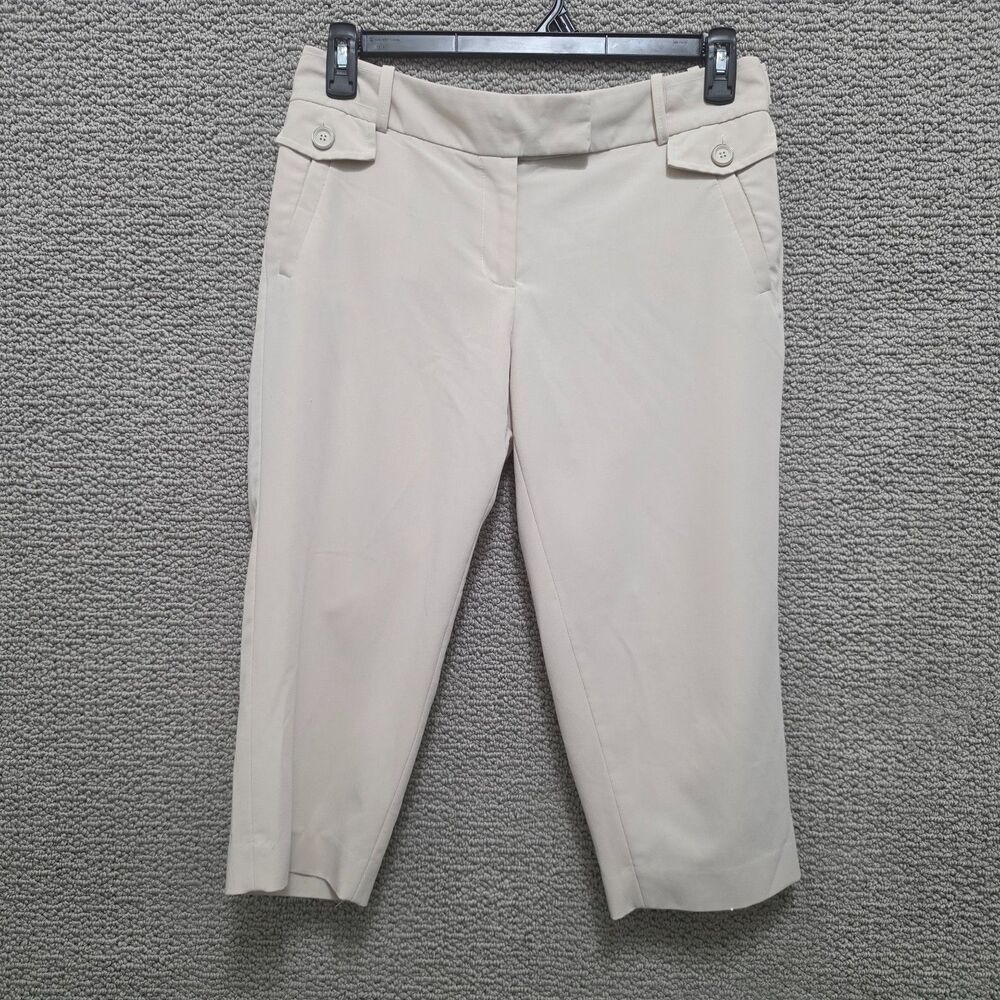 CATO Beige Bermuda Shorts Button Pocket Size 6